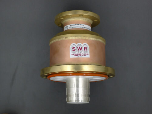 650700A * 6-1/8" EIA Male to 3-1/8" EIA Female Step Reducer, w/ 6-1/8" Inner Connector, Anchor Insulator, Hardware Kit & O-Ring