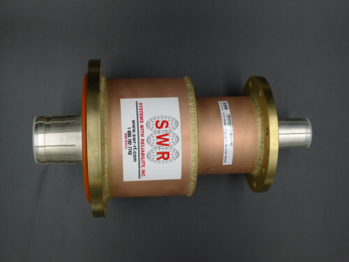 650715B * 6-1/16" EIA to 4-1/16" Flange Step Reducer, w/ 6-1/8" & 4-1/16" Inner Connectors, Anchor Insulators, Hardware Kits & O-Rings